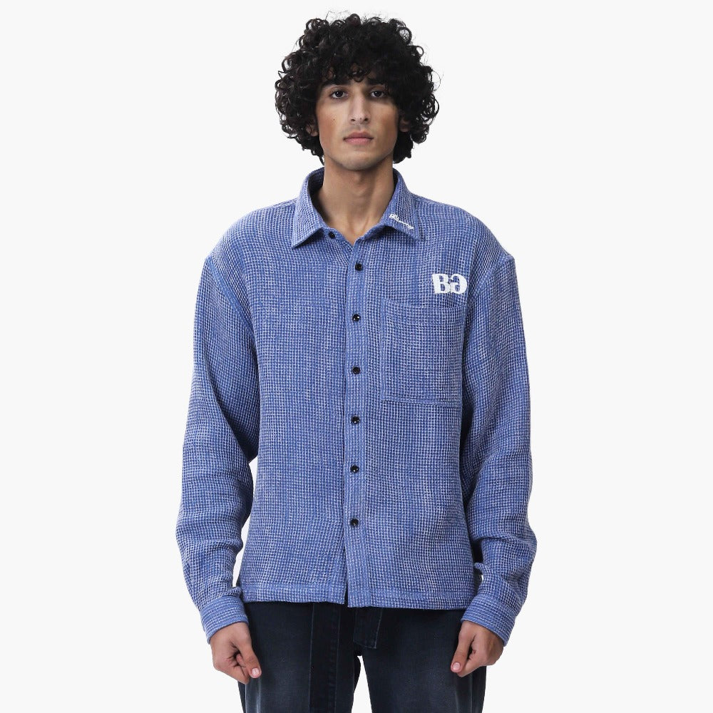 BLU WAFFLE SHIRT