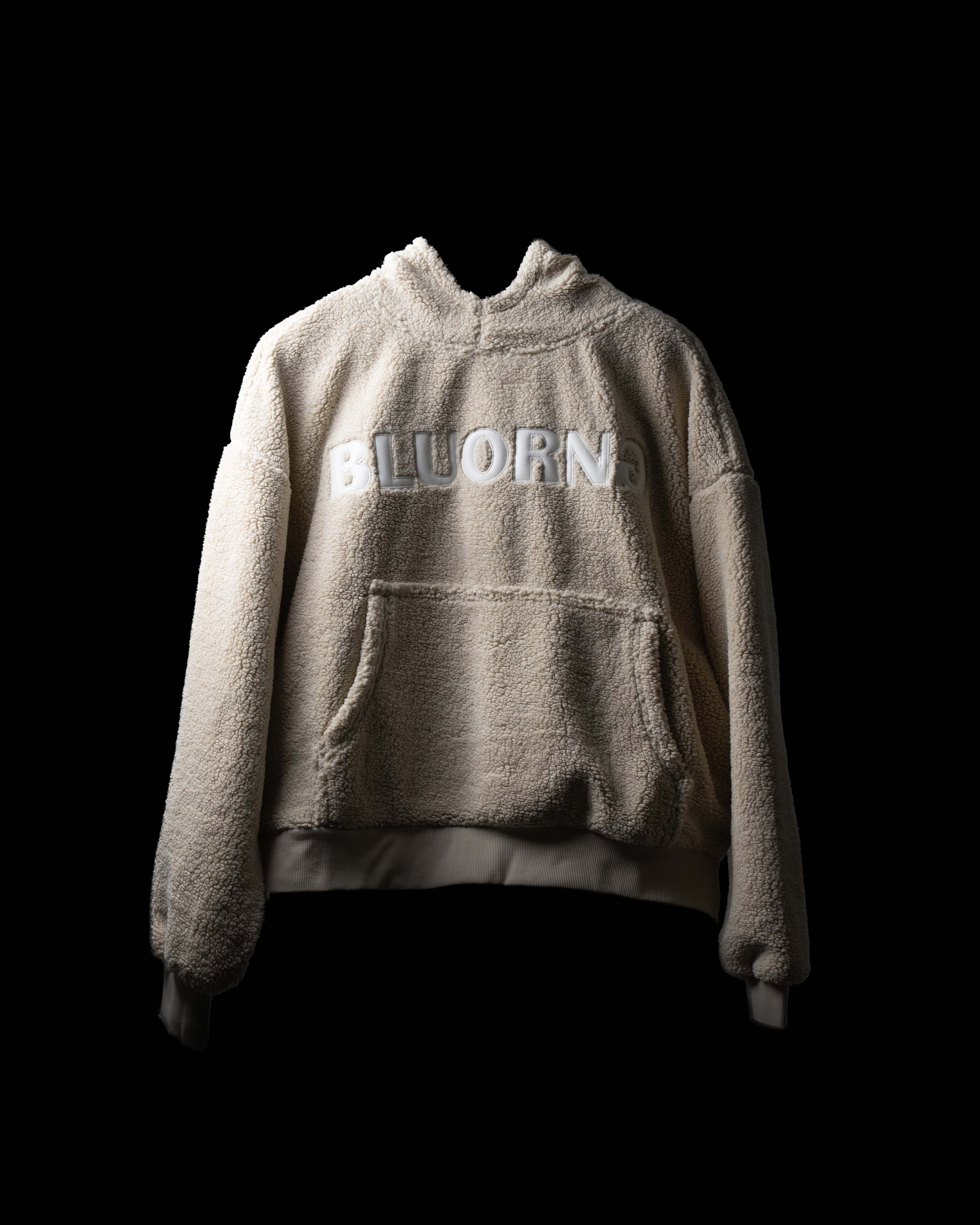 Cream Sherpa Hoodie Oversized Hoodies – BLUORNG1