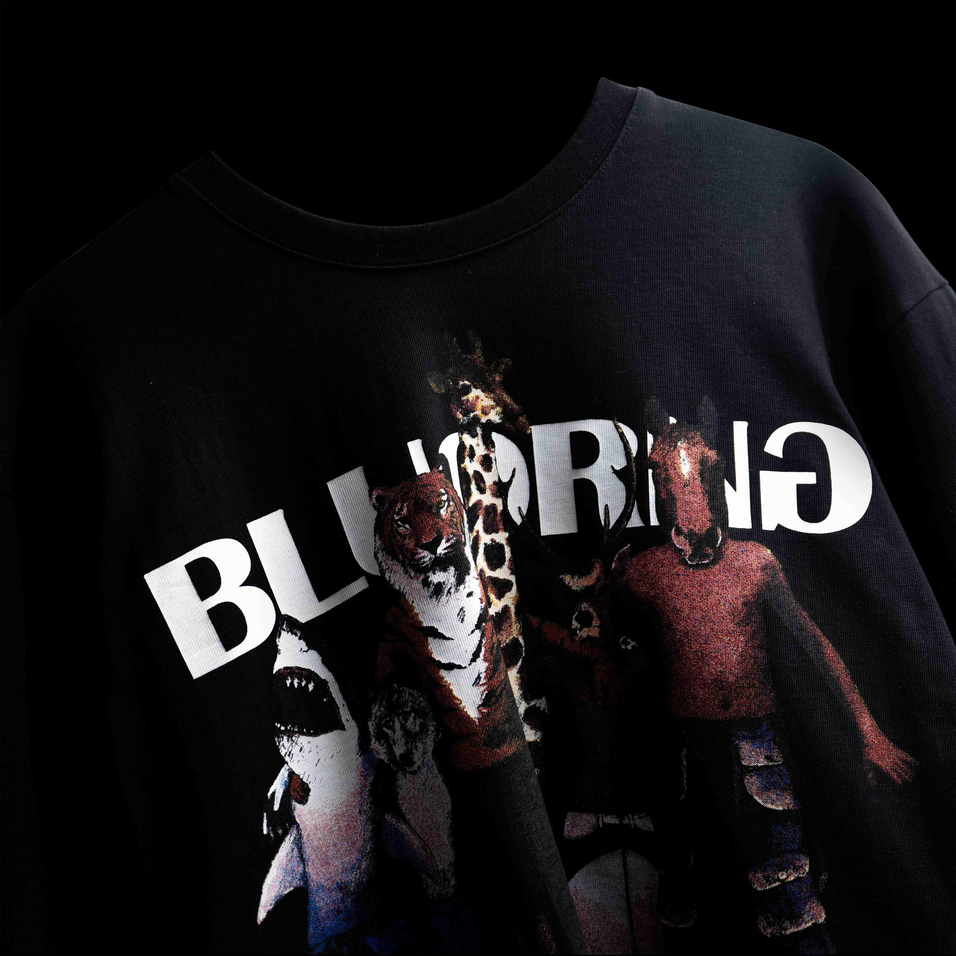 Full sleeve black Wild Bunch T-shirt with bold back print for streetwear lovers
