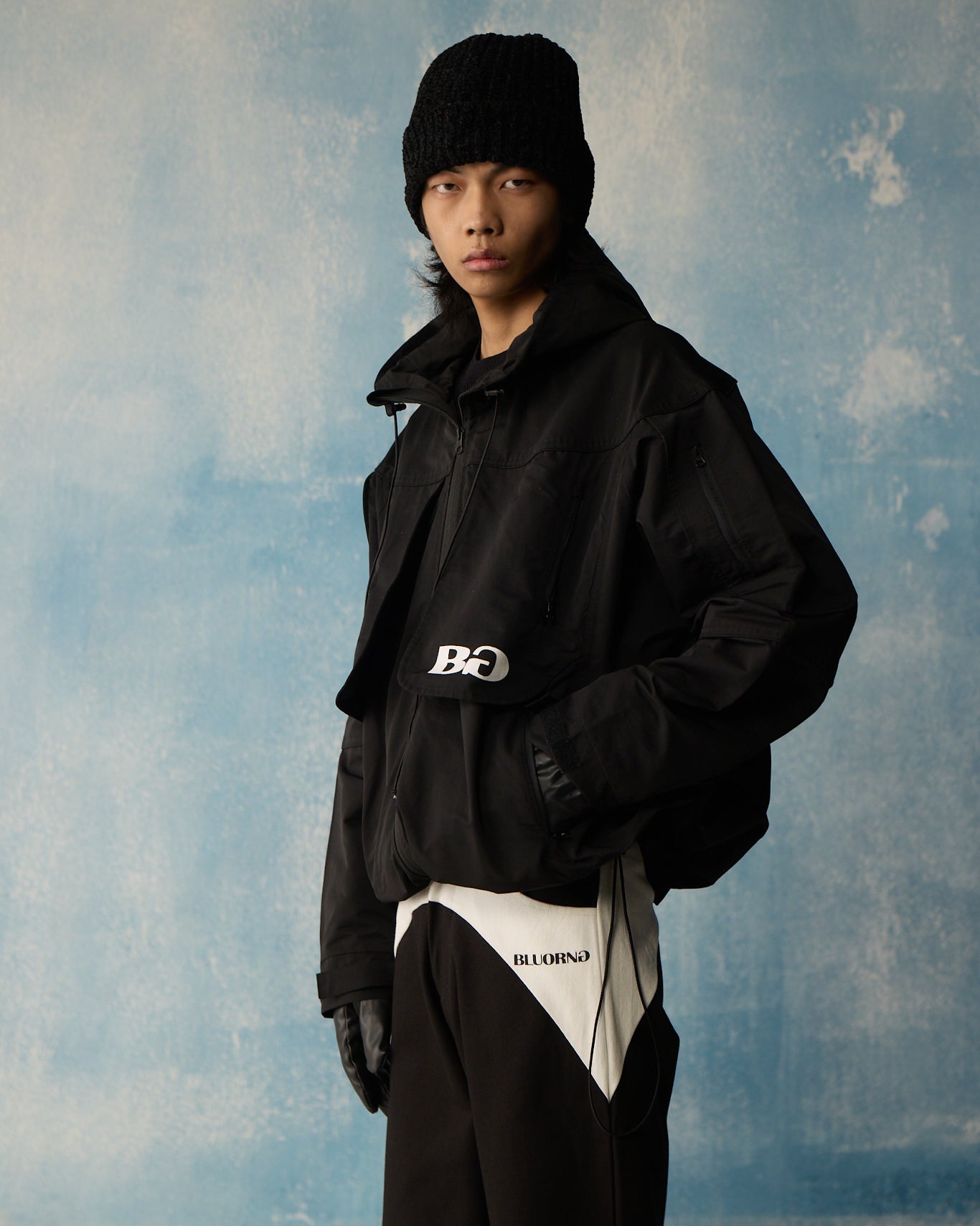 BLACK TECHWEAR OVER-JACKET (PRE-ORDER)