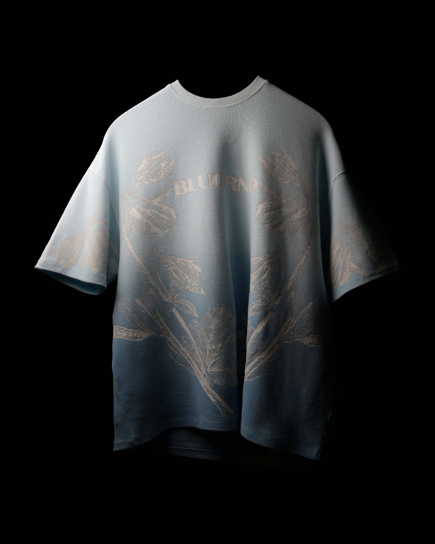 Blu Ombre Floral T-Shirt