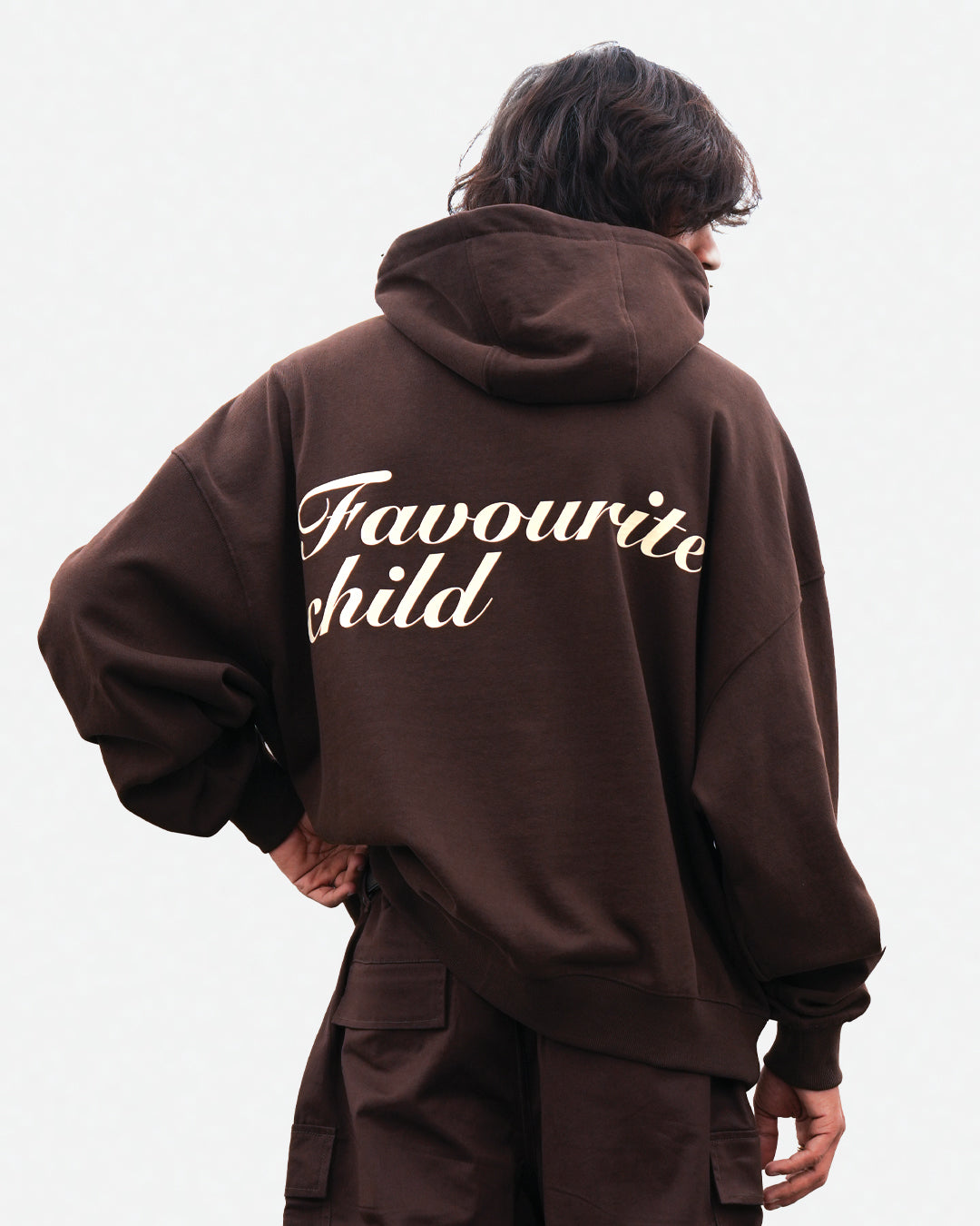 BROWN FAVOURITE CHILD HOODIE