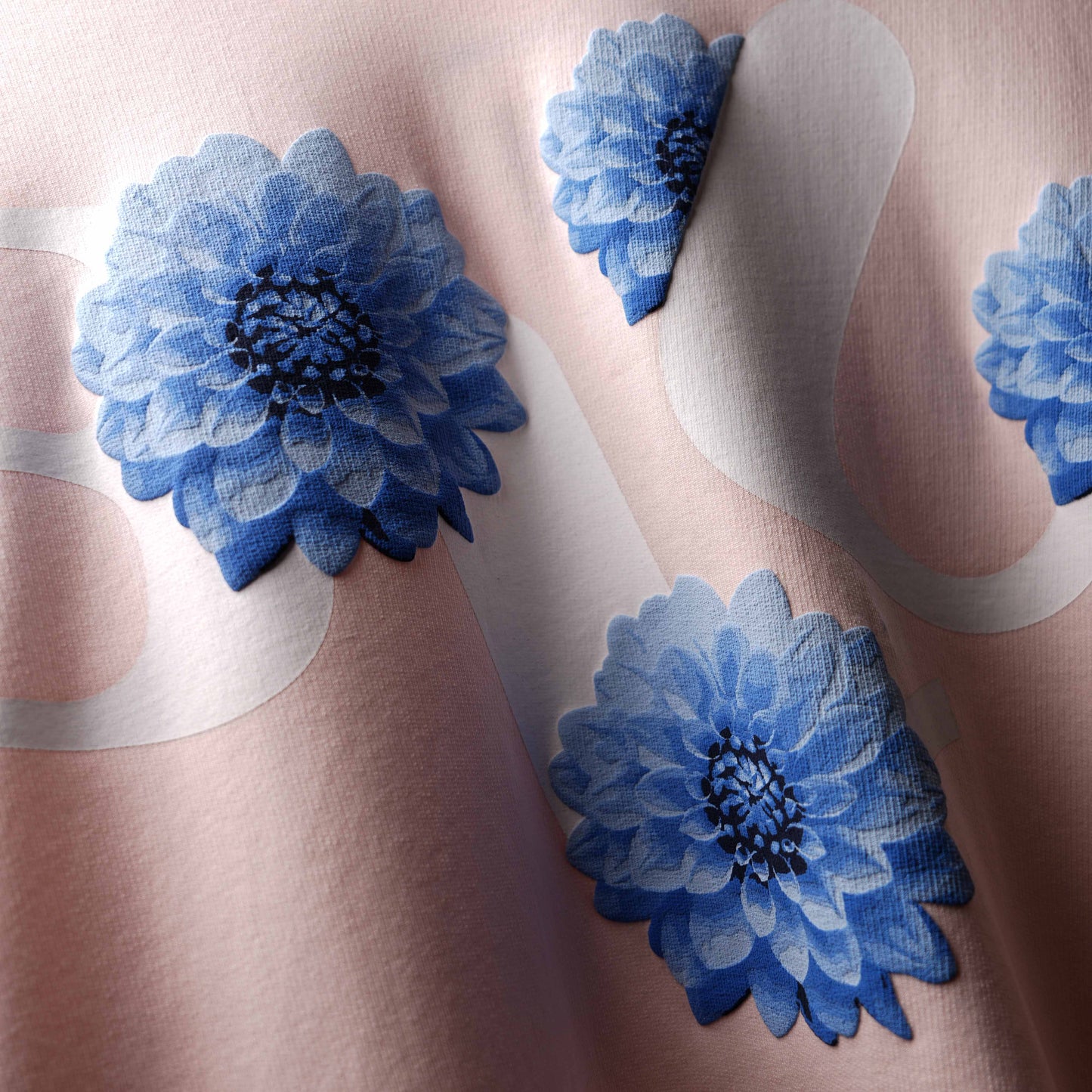 Pink Dahlia Crew Neck T-Shirt