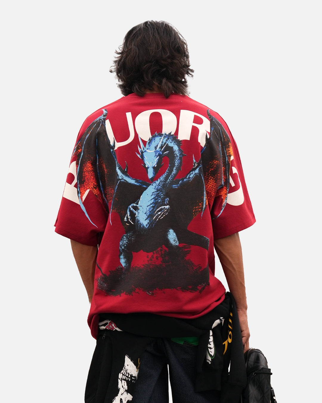 RED SHENRON T-SHIRT