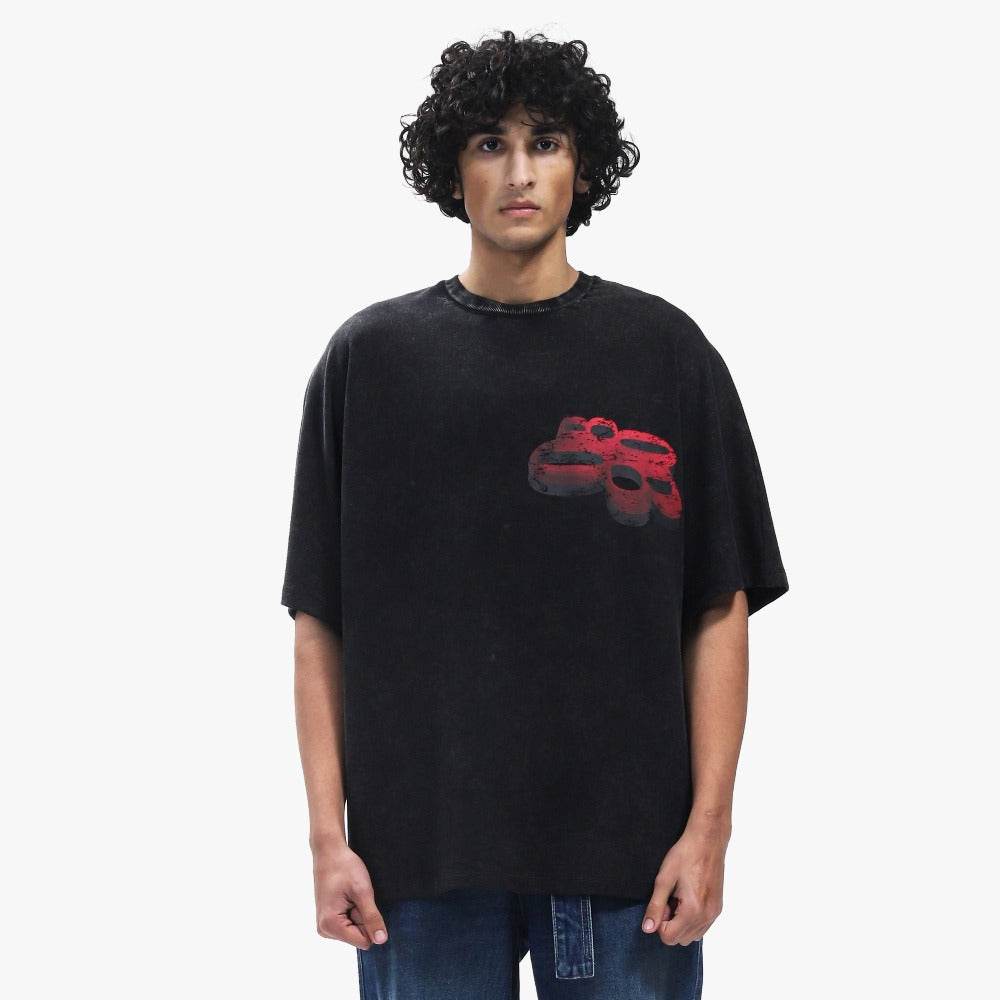 BLACK RACING T-SHIRT - PREMIUM STREETWEAR FASHION