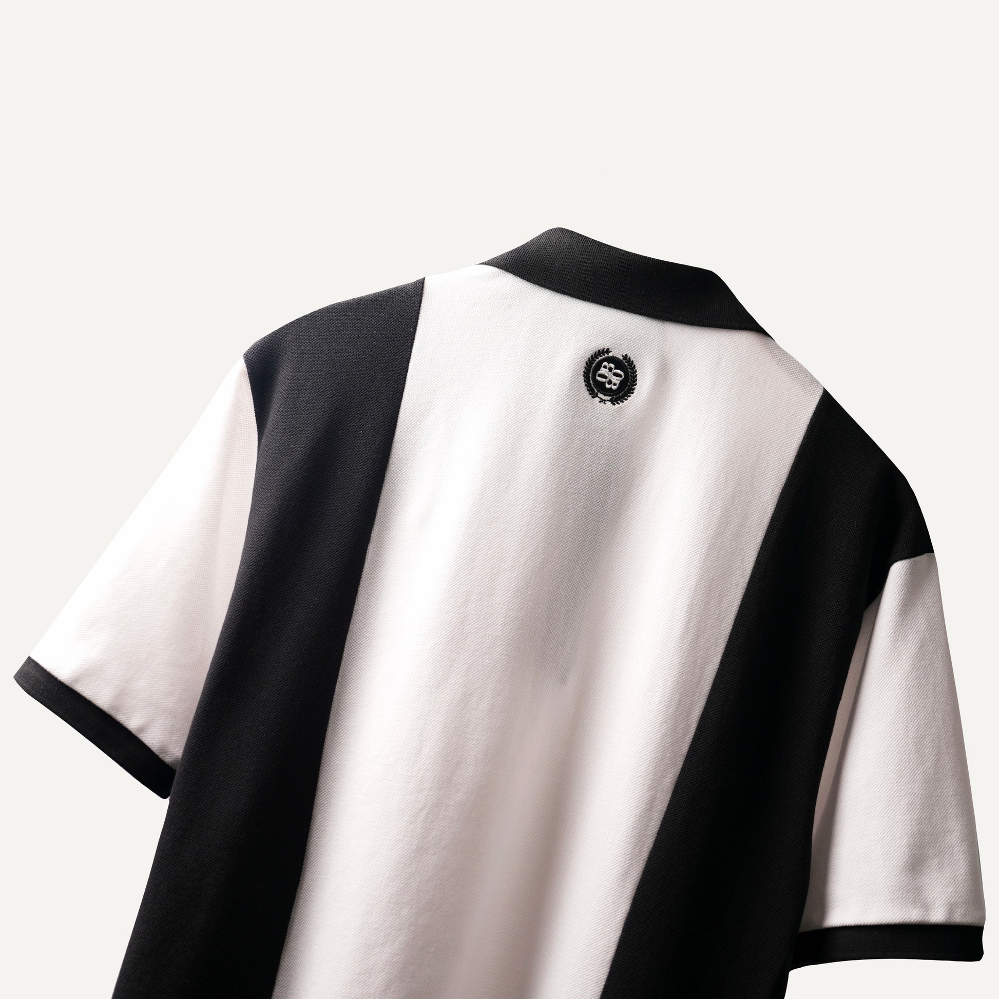 BLACK WHITE POLO T-SHIRT - PREMIUM POLO