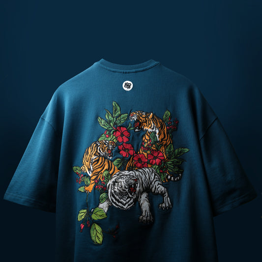 Forest Ambush Embroidery T-Shirt