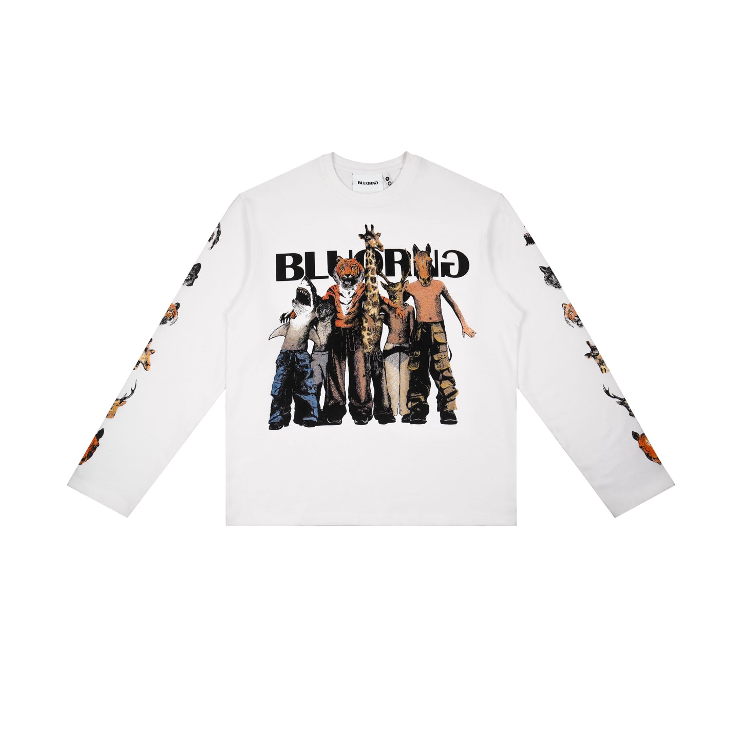 WILD BUNCH WHITE FULL SLEEVE T-SHIRT