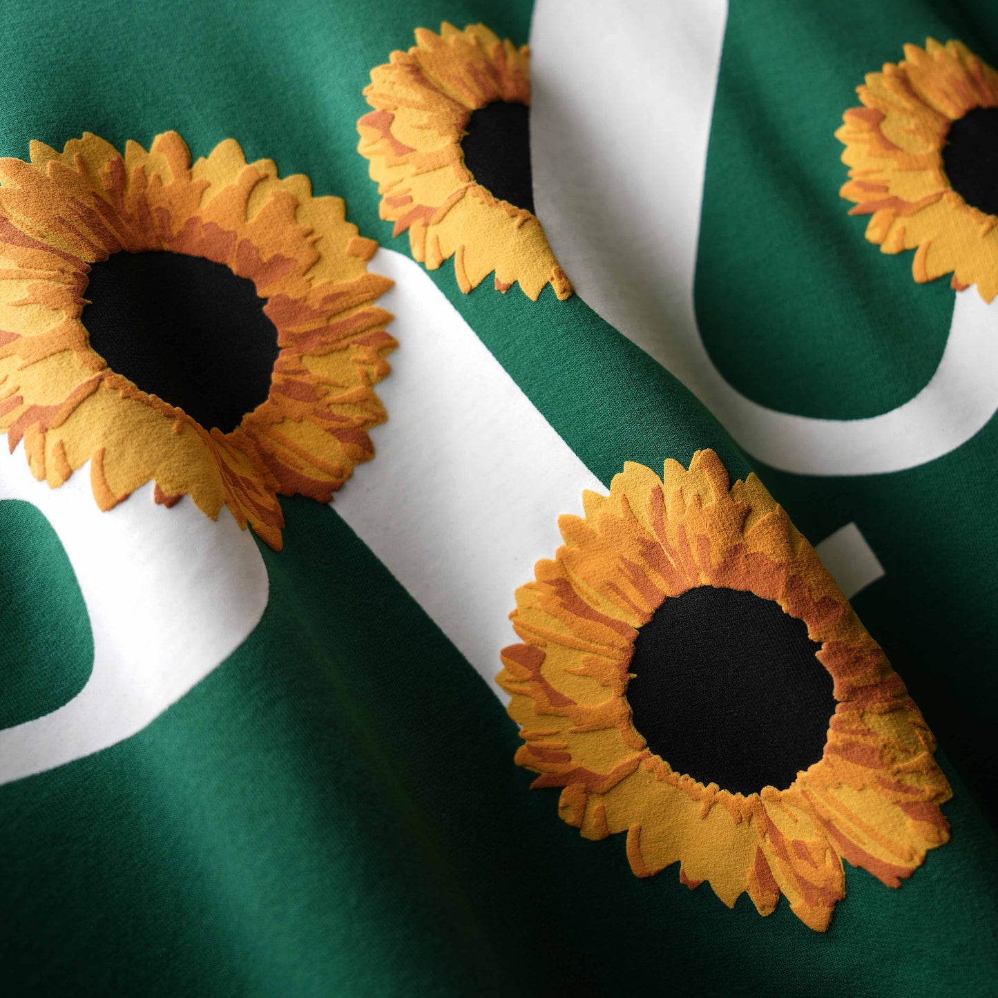 GREEN SUNFLOWER T-SHIRT