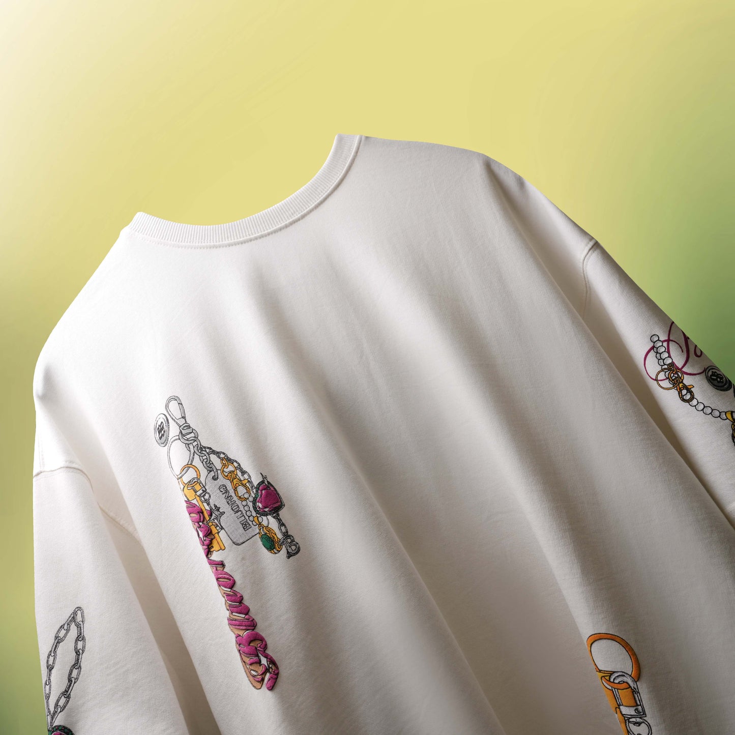 WHITE BIRDS AND BLING T-SHIRT