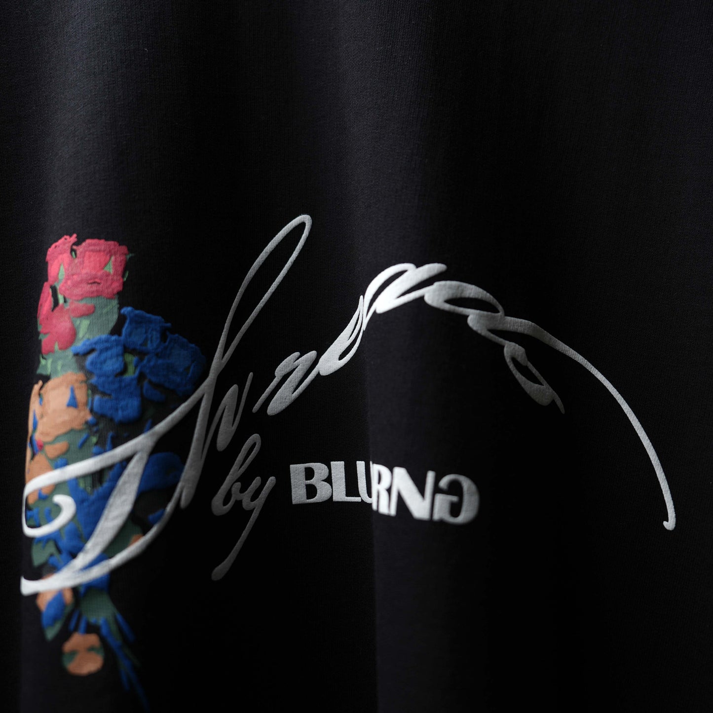 Black Wild Flower Premium T-Shirt