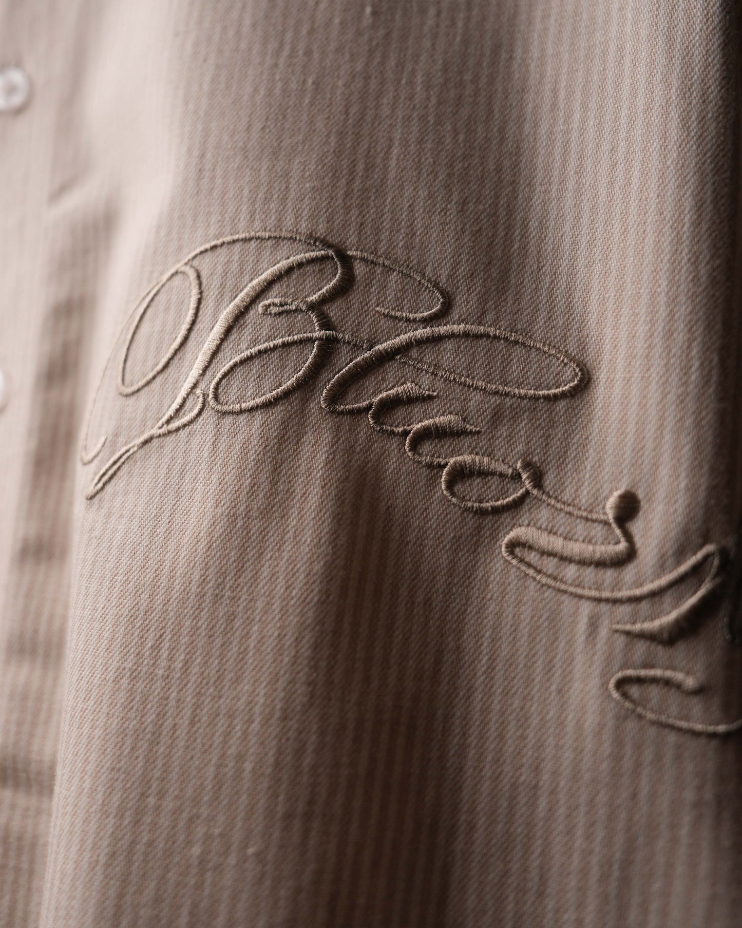 Blank Signature Shirt with Embroidered Front Branding