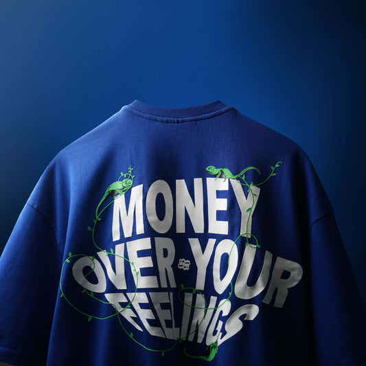 Blue Materialistic T-Shirt