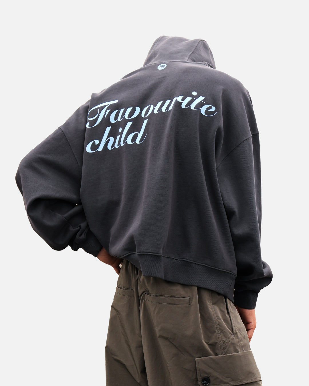 GREY FAVOURITE HOODIE