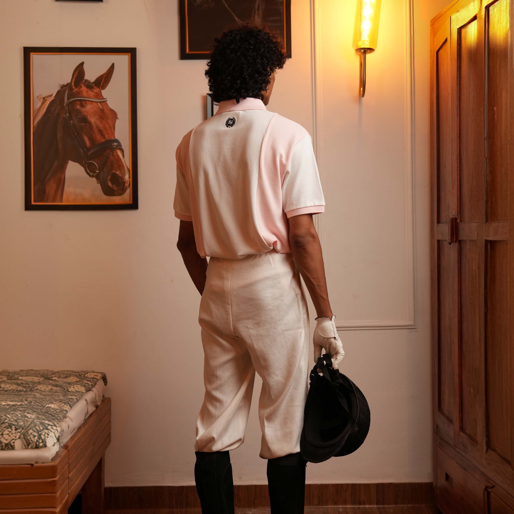 PINK WHITE POLO T-SHIRT - PREMIUM STREETWEAR FASHION