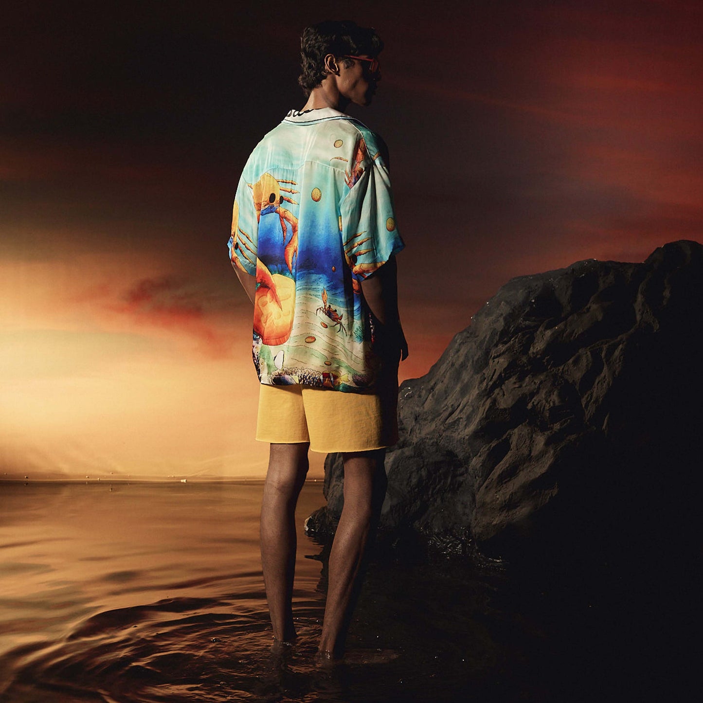 GOLD DIGGER SATIN SHIRT