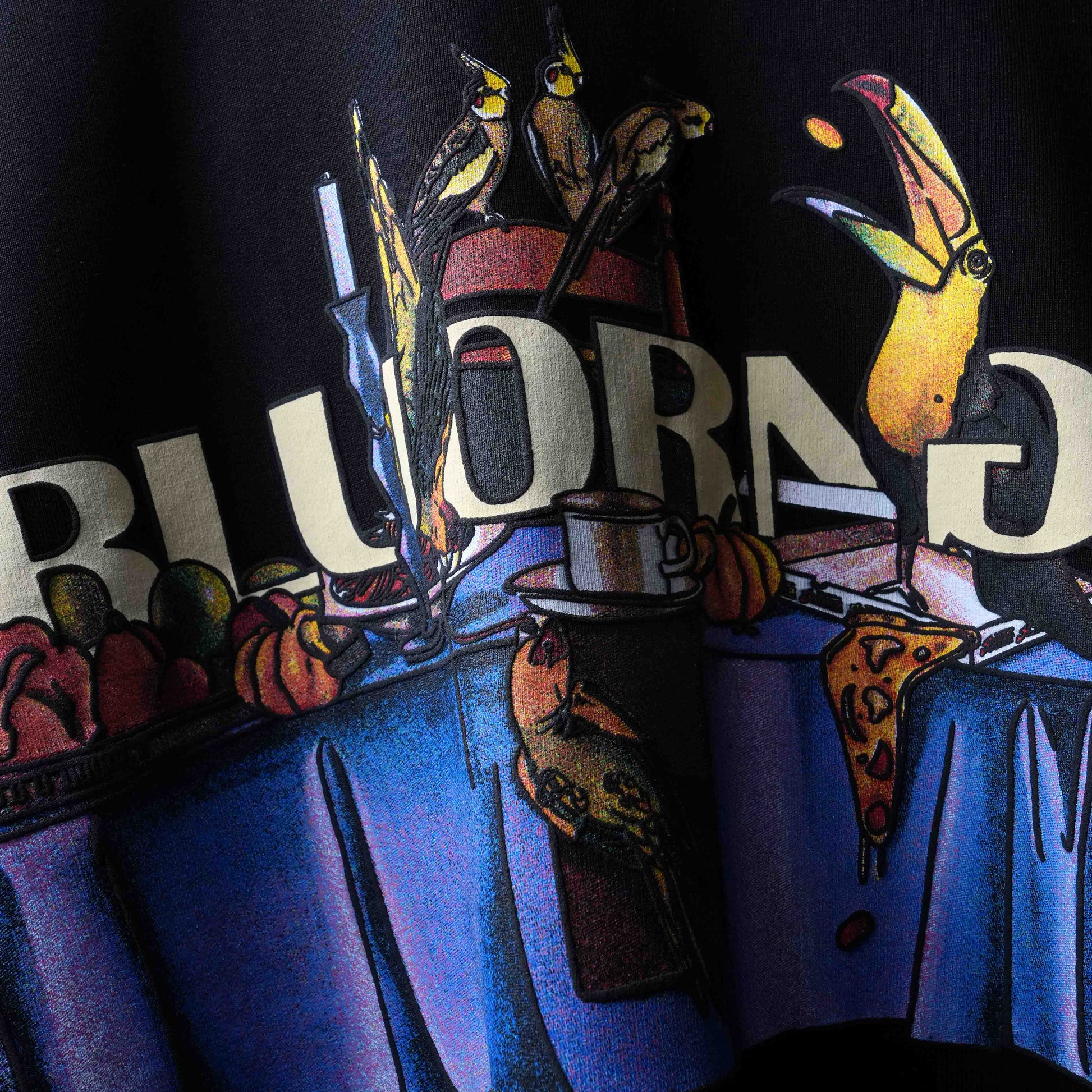 BLACK FINE DINE Oversized UNISEX  T-SHIRT