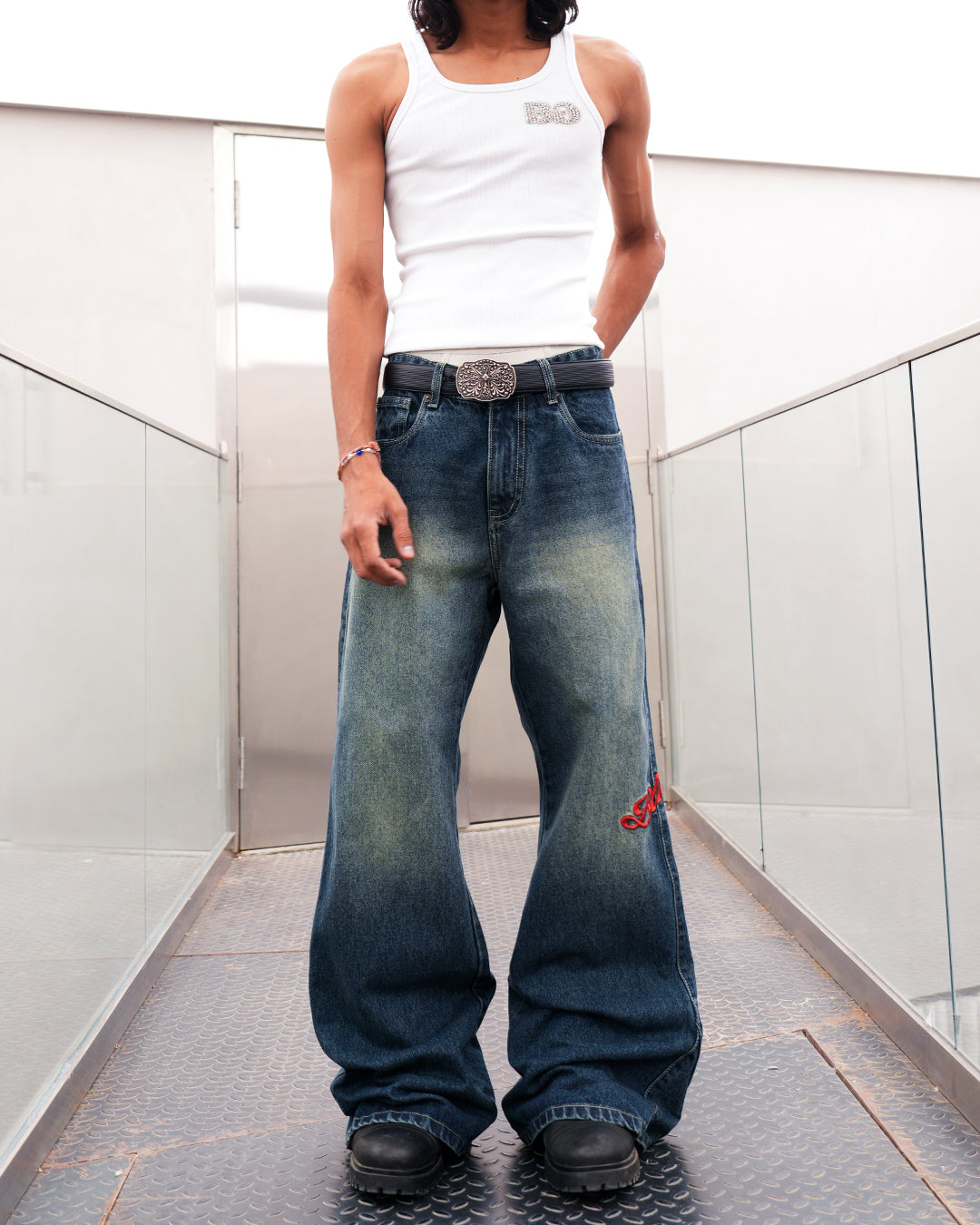 FROSTED INDIGO DENIMS