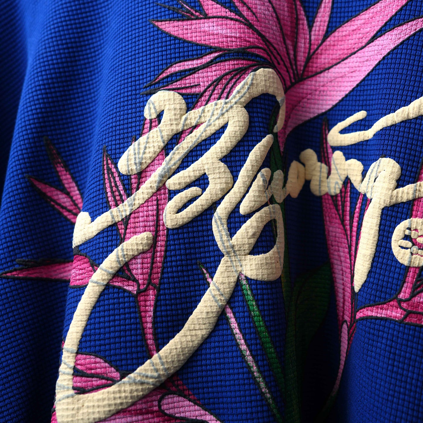 Navy Bird Of Paradise Full Sleeve T-Shirt