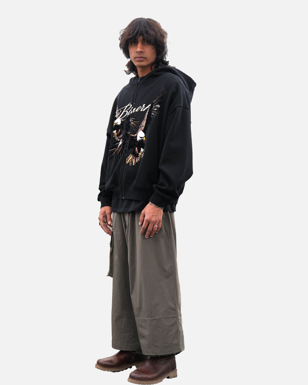 CLAW STOOP ZIPPER HOODIE