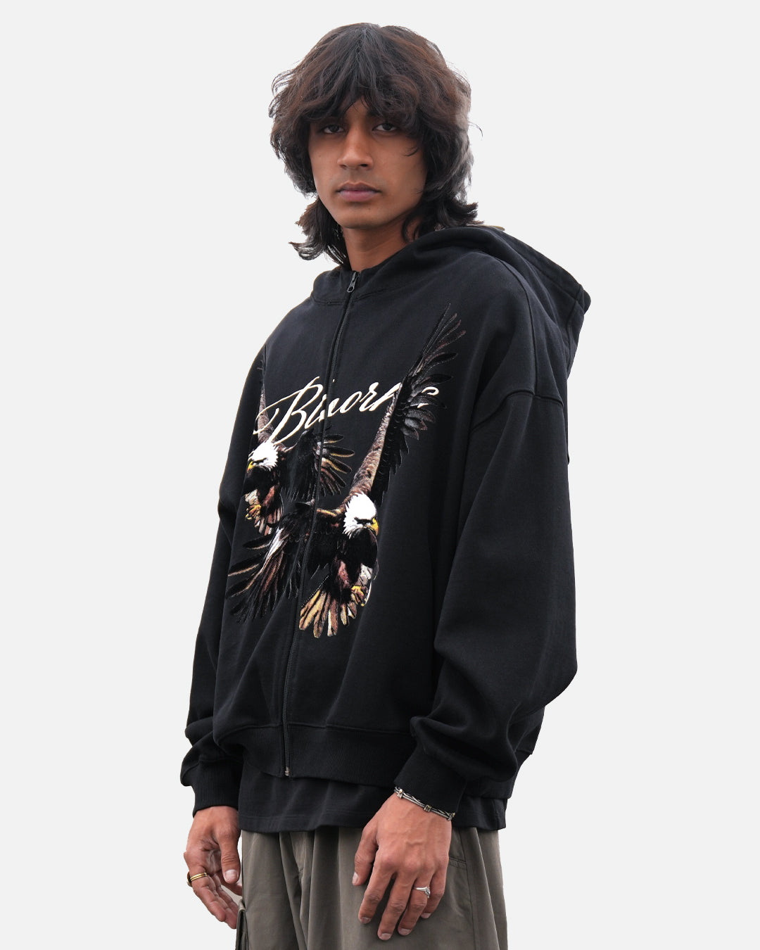 CLAW STOOP ZIPPER HOODIE