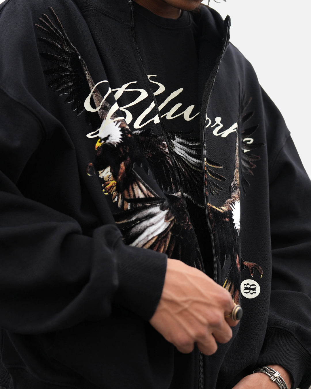 CLAW STOOP ZIPPER HOODIE