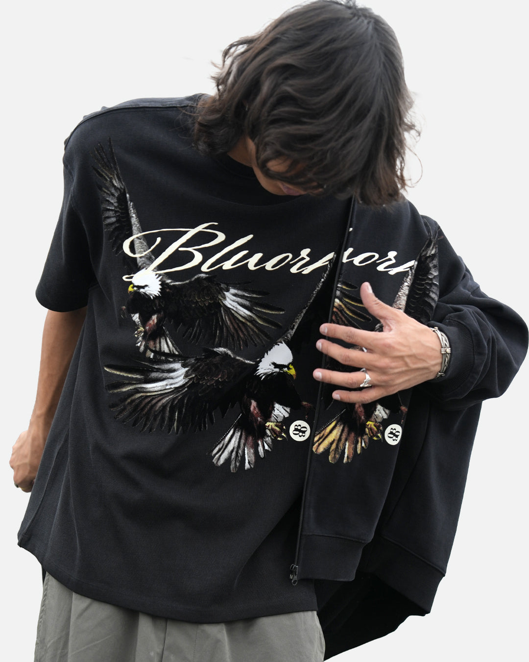 CLAW STOOP ZIPPER HOODIE