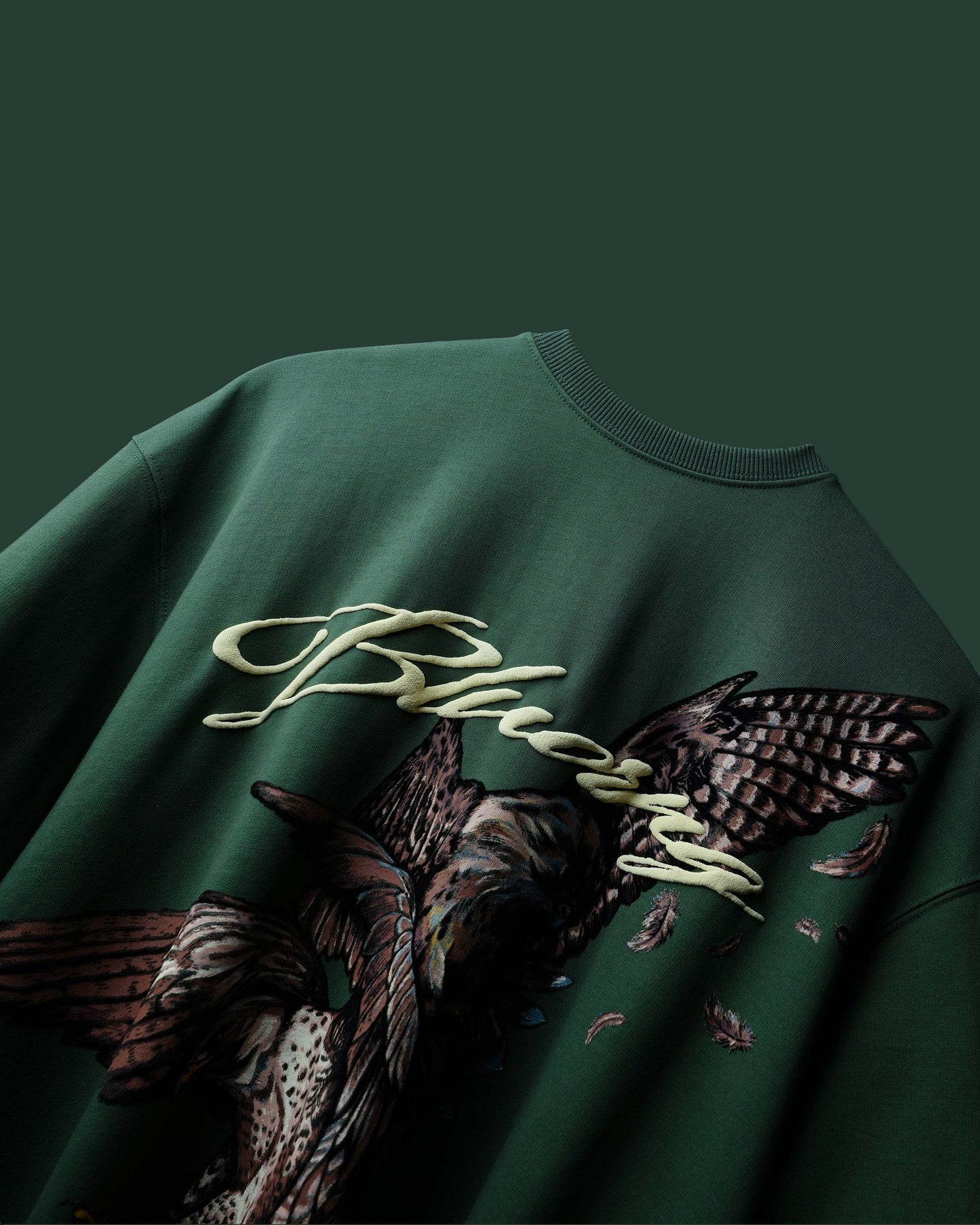 Green Alpha Descent T-Shirt - High GSM