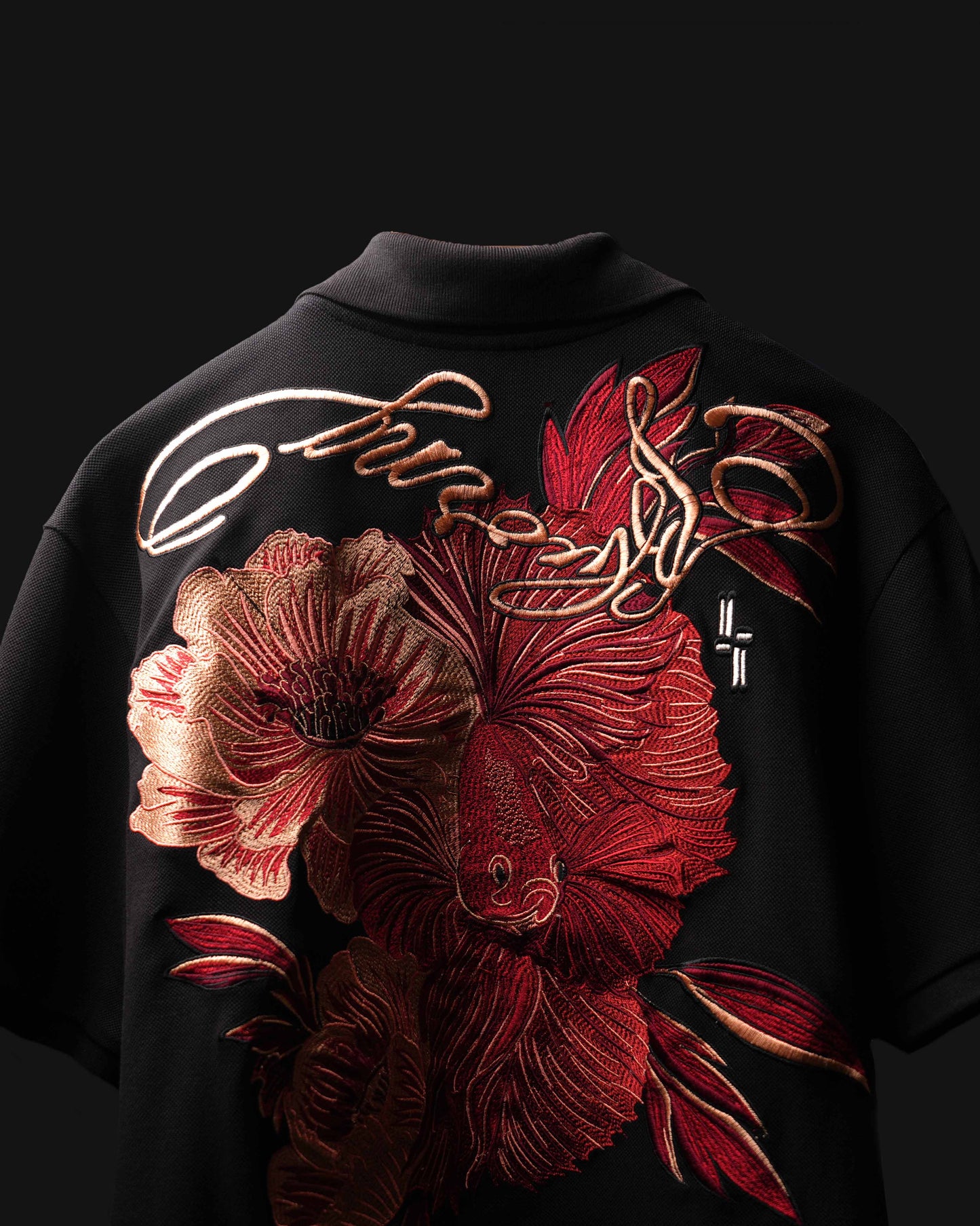 Crimson Betta Polo T-Shirt