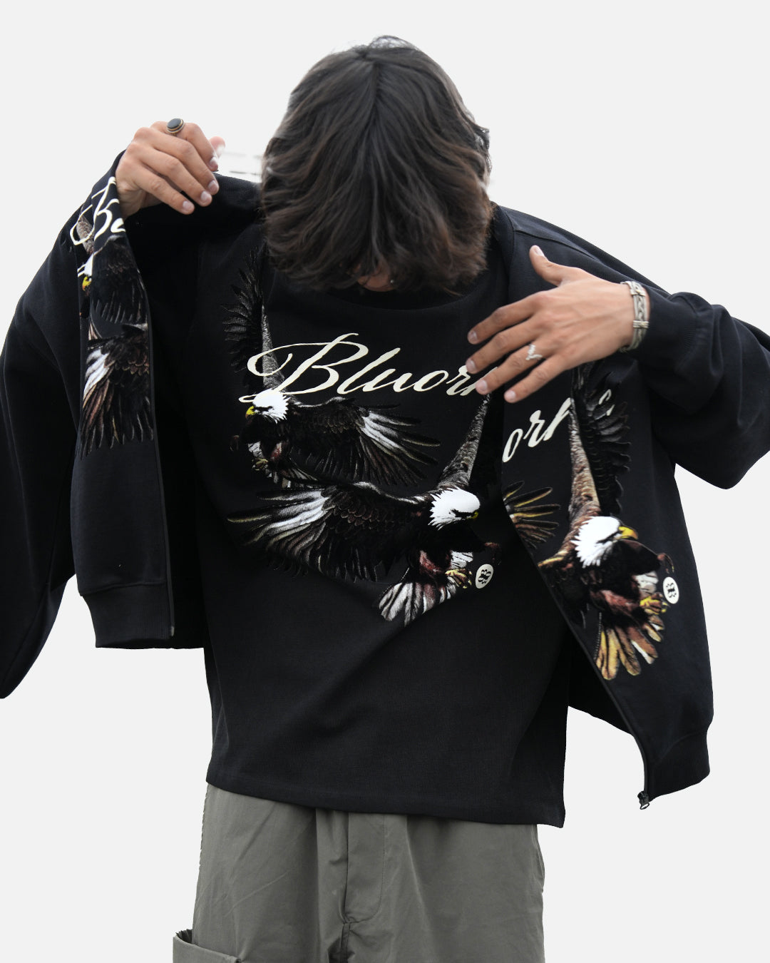 CLAW STOOP ZIPPER HOODIE