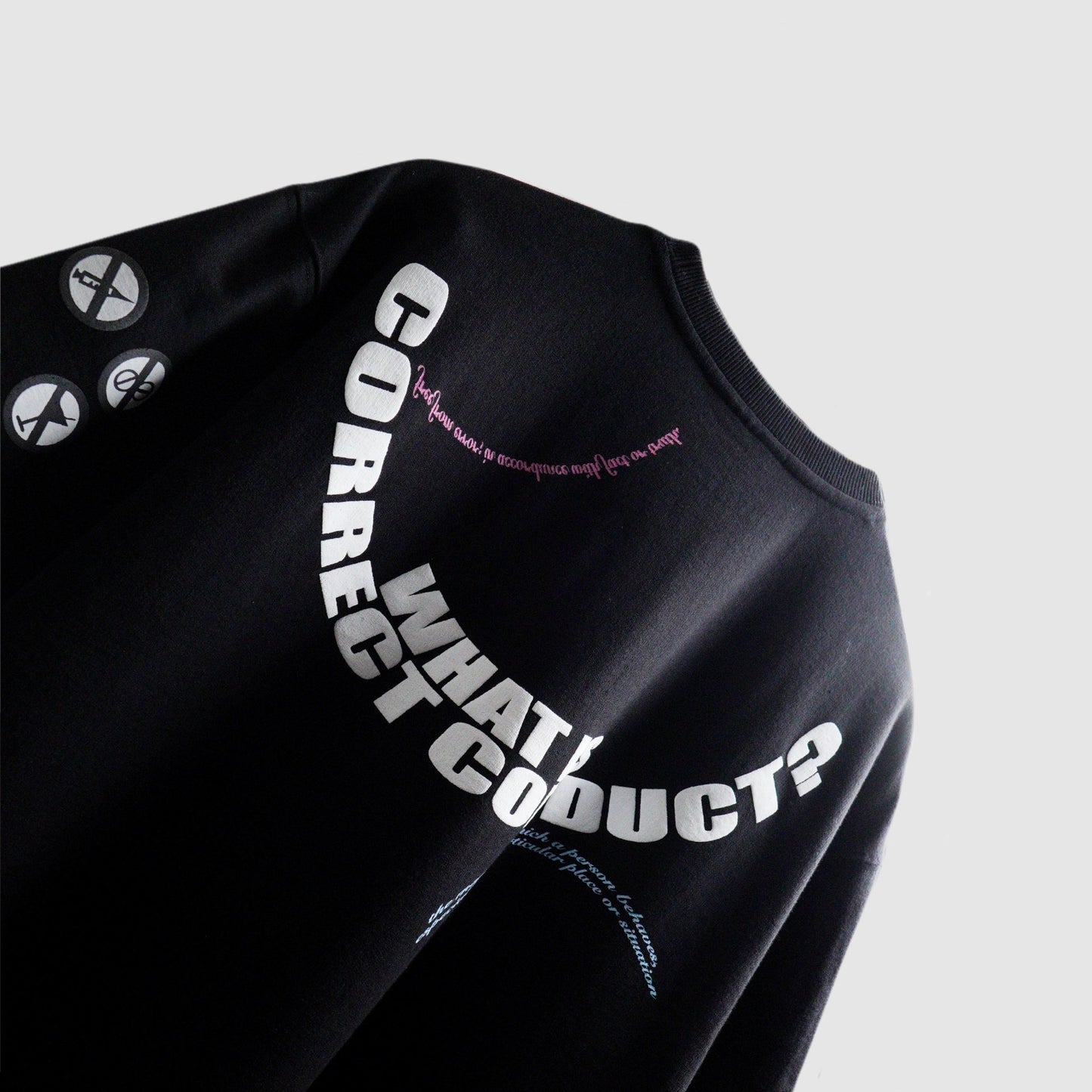 BLCK CONDUCT tee - Bluorng