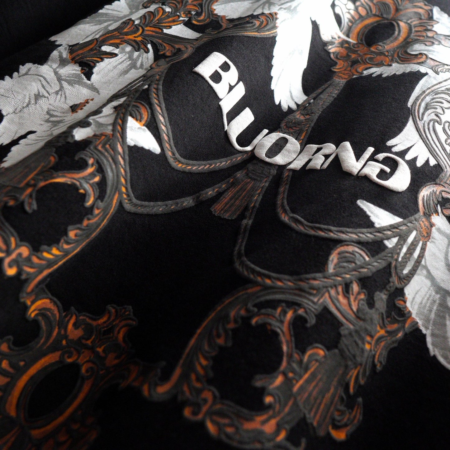 BLCK G&F tee - Bluorng