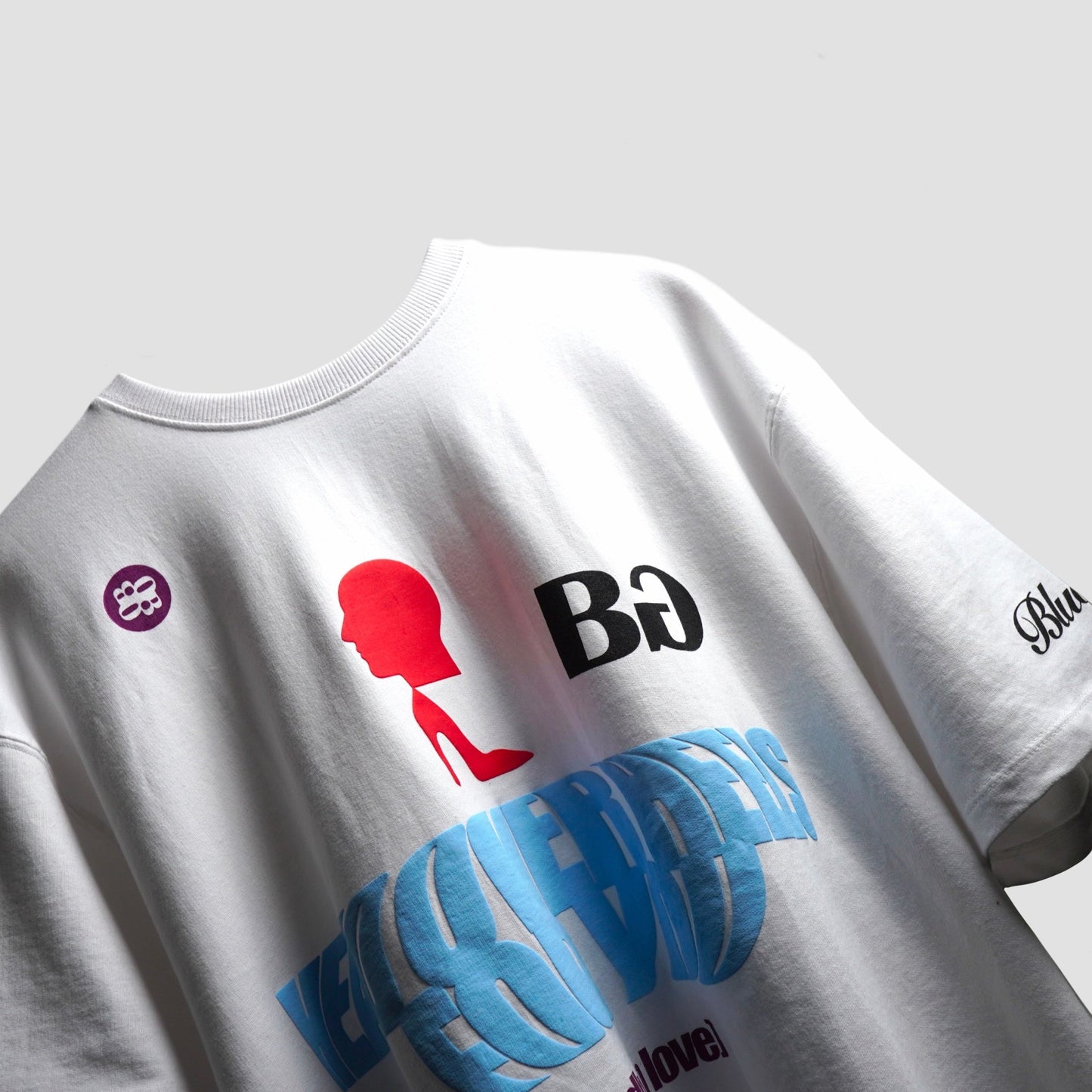 WHITE DOUBLE MEANING tee - Bluorng