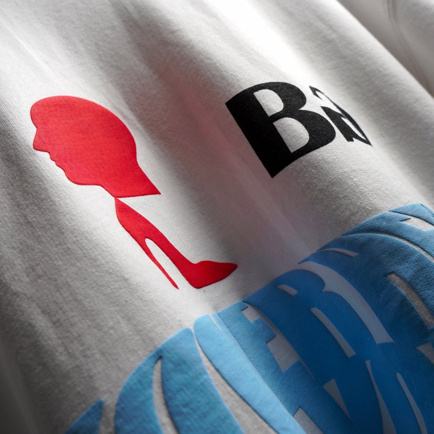 WHITE DOUBLE MEANING tee - Bluorng