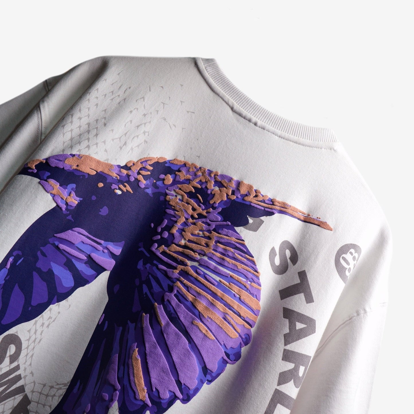 WHITE STARLING T- SHIRT - Bluorng
