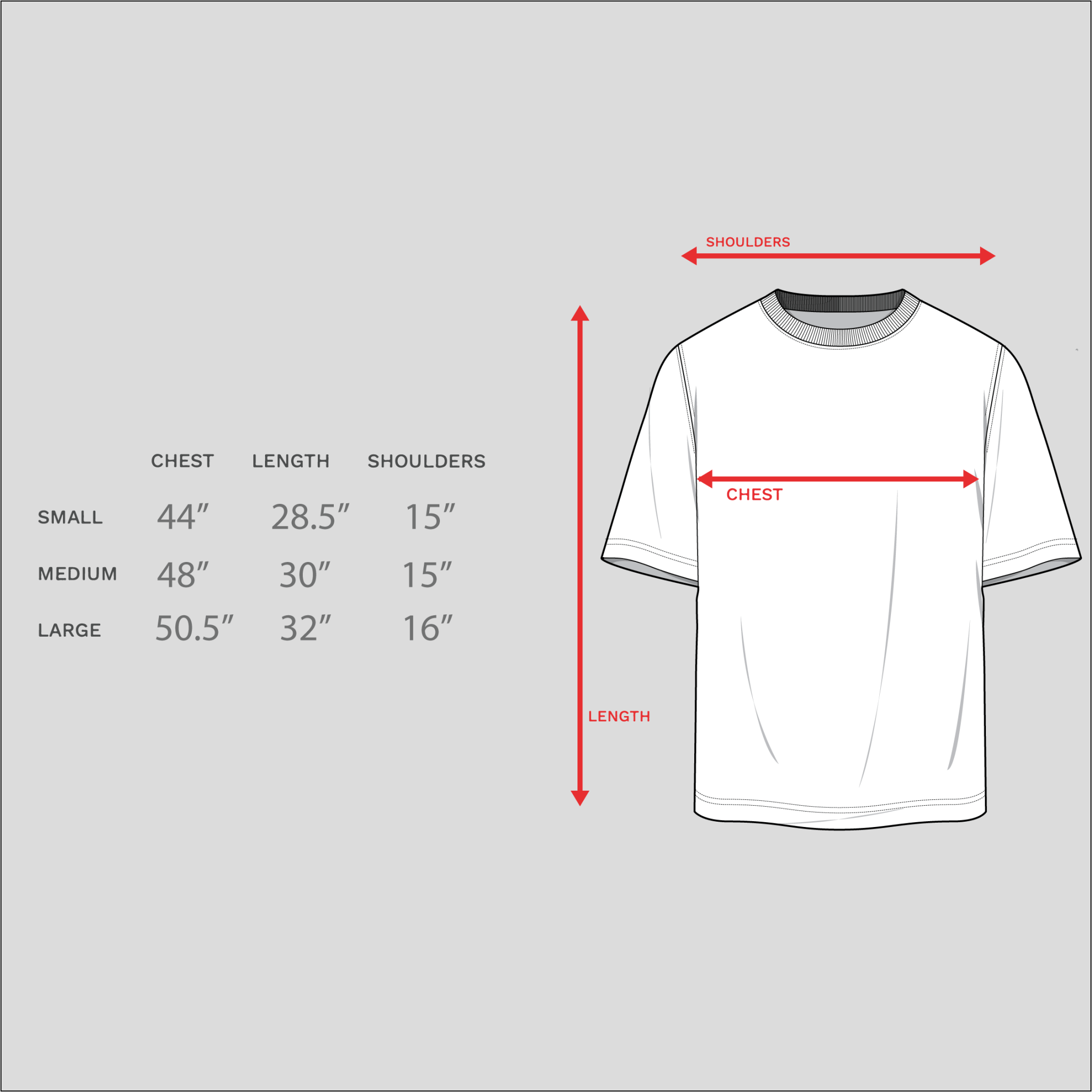 Size chart - Bluorng