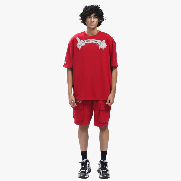 RED AFFECTION SHORTS