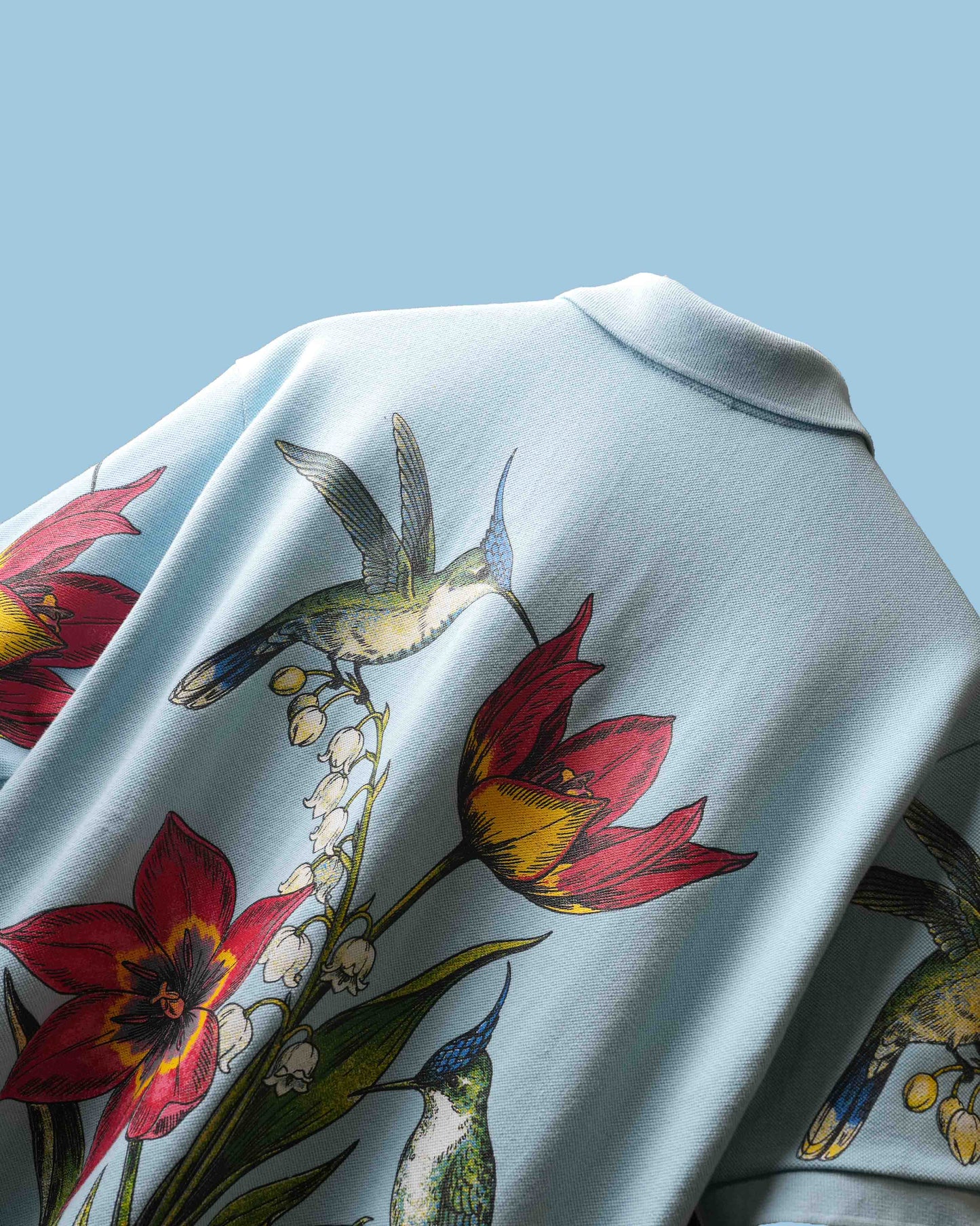 Aqua Aviary Polo T-Shirt