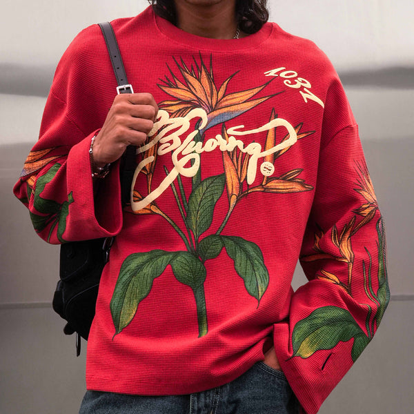 Bird of Paradise Full Sleeve T-Shirt - Oversized Premium T-Shirt