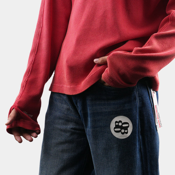 MARS RED FULL SLEEVE T- SHIRT - STREETWEAR FASHION