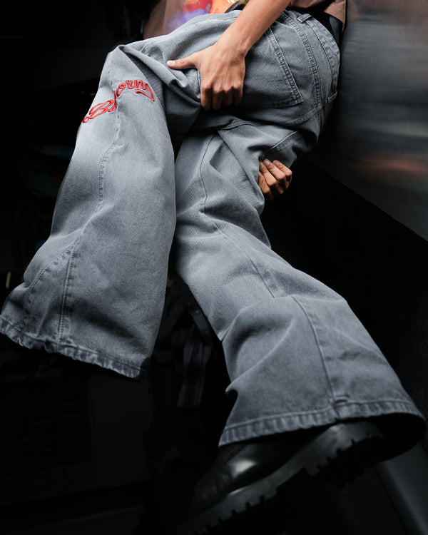 Cloud Stone Grey Denim