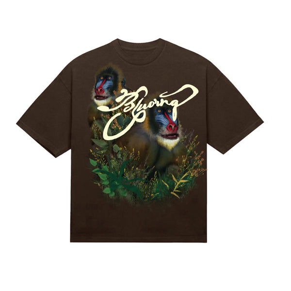 Bold Printed Brown Bamboozled T-Shirt