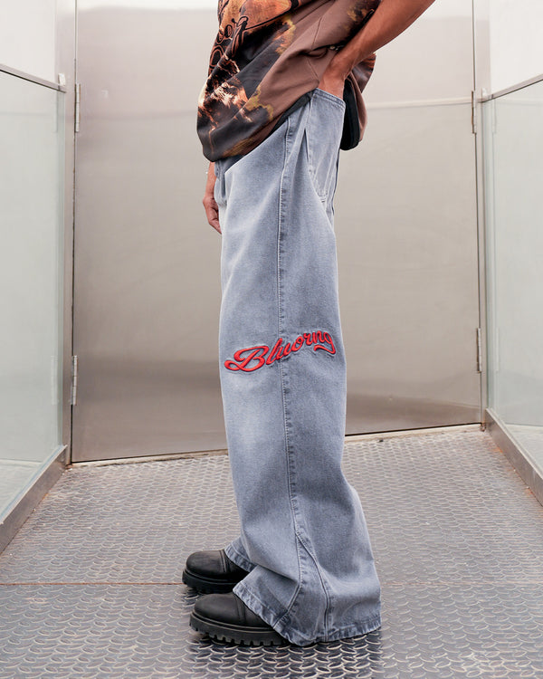 Cloud Stone Grey Denim