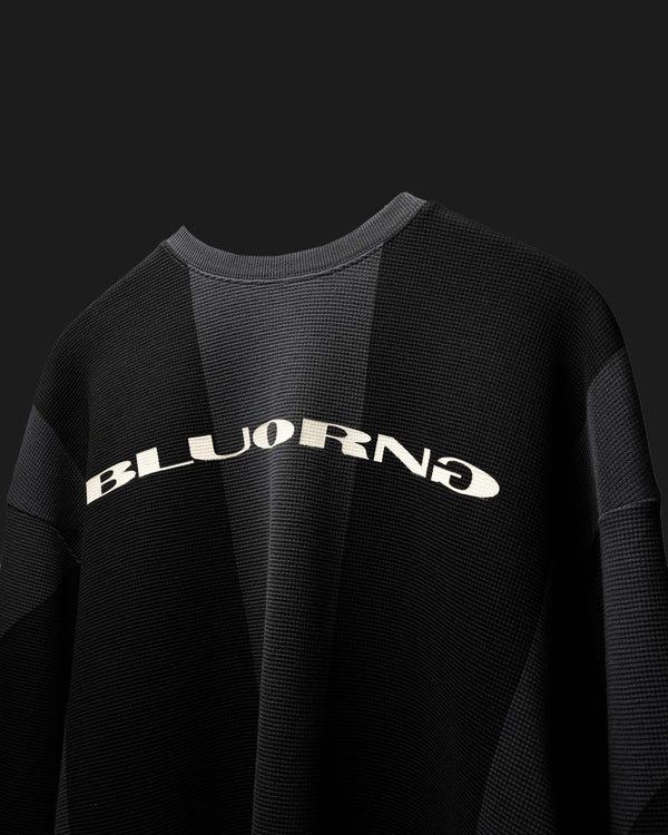 Dark grid full sleeve T-Shirt