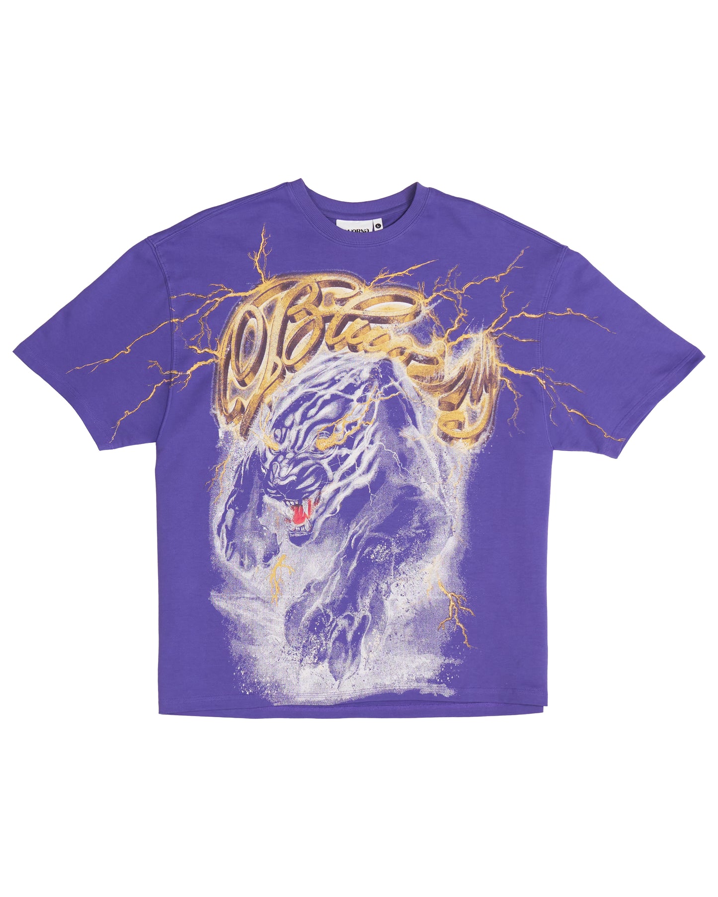 Purple Static Fury Washed T-Shirt