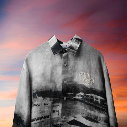 B/W MARINA BAY SHIRT (PRE-ORDER)