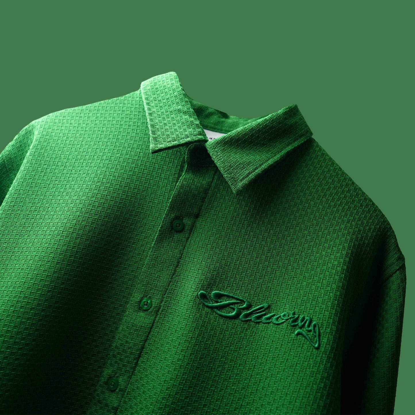 Green Polyester Shirt