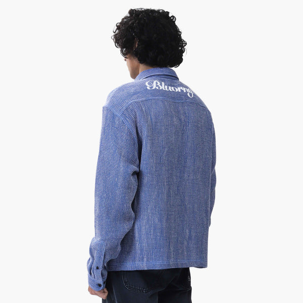 BLU WAFFLE SHIRT