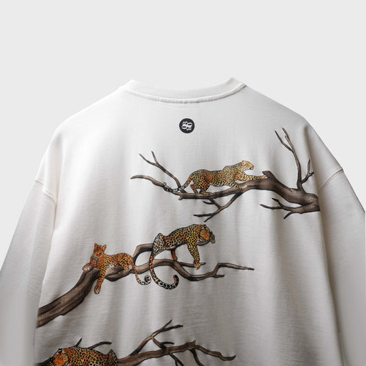 WHITE FINGERPRINT T-SHIRT