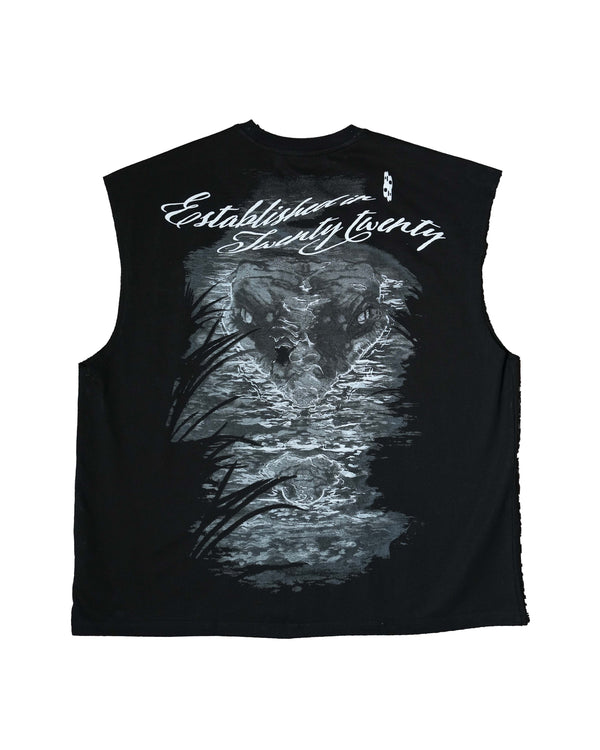 Silent Croc Cut Sleeve T-Shirt